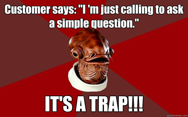 Customer says: 