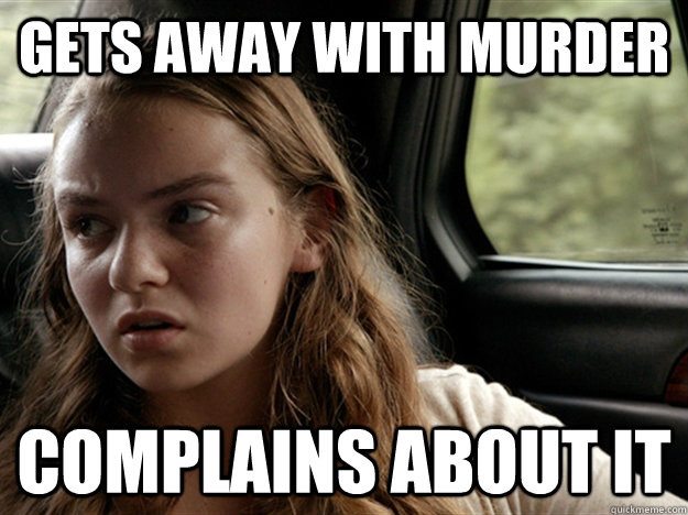 Gets away with murder COMPLAINS ABOUT IT  Dana Homeland