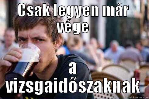 CSAK LEGYEN MÁR VÉGE A VIZSGAIDŐSZAKNAK Lazy College Senior