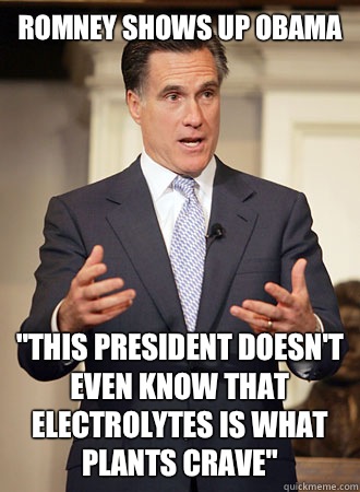 Romney shows up Obama 