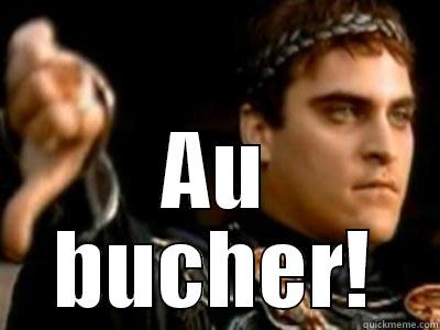  AU BUCHER! Downvoting Roman