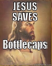 JESUS SAVES BOTTLECAPS Misc