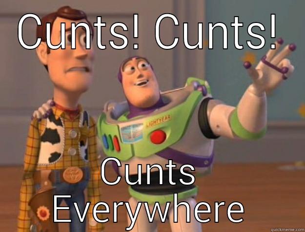 cunt magnet - CUNTS! CUNTS! CUNTS EVERYWHERE Toy Story