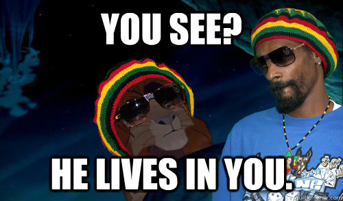You see? He lives in you. - You see? He lives in you.  Rasimba