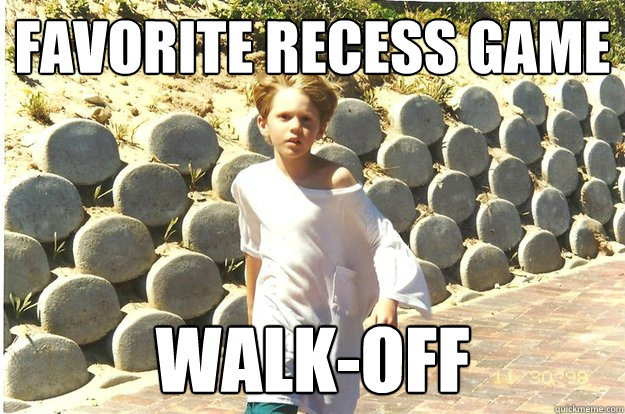 Favorite recess game  Walk-off - Favorite recess game  Walk-off  Misc