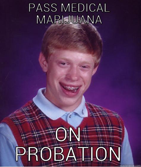 PASS MEDICAL MARIJUANA ON PROBATION Bad Luck Brian