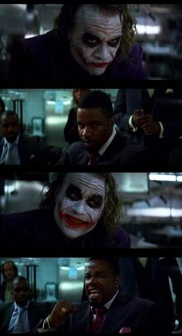   Joker with Black guy