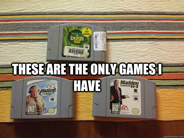 THESE ARE THE ONLY GAMES I HAVE  - THESE ARE THE ONLY GAMES I HAVE   Misc