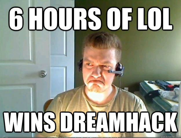 6 Hours of LoL Wins Dreamhack  AngryTestie