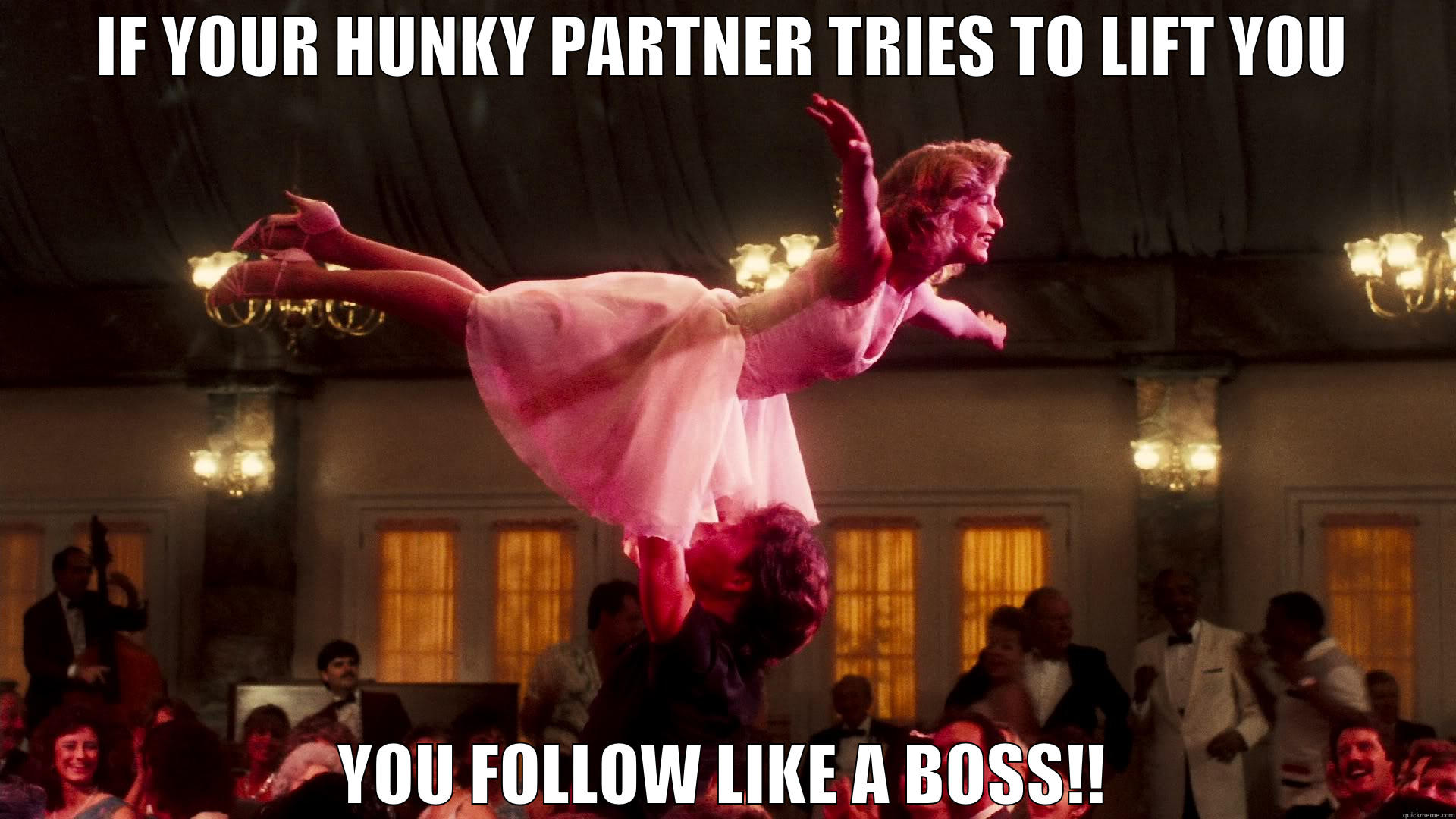 IF YOUR HUNKY PARTNER TRIES TO LIFT YOU YOU FOLLOW LIKE A BOSS!! Misc