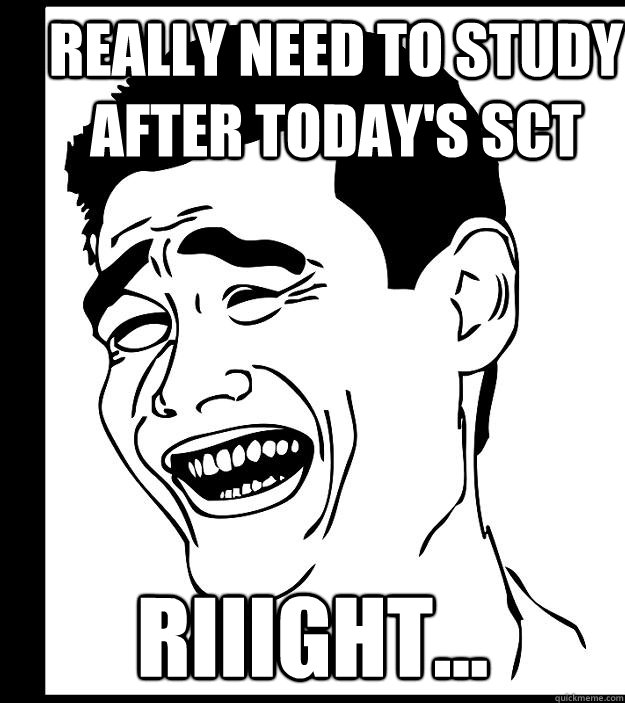 really need to study after today's SCT riiight...  Yao Ming