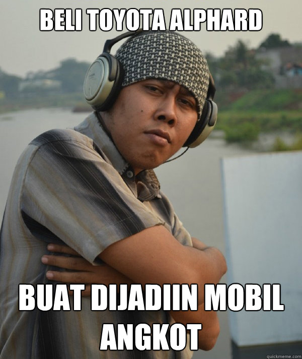beli toyota alphard buat dijadiin mobil angkot  Amin Rich Man