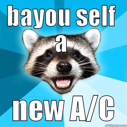 BAYOU SELF A  NEW A/C Lame Pun Coon