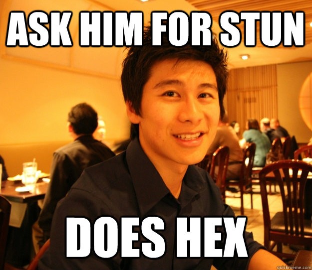 Ask him for Stun Does Hex  