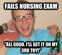 Fails Nursing Exam 