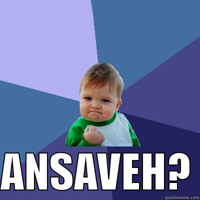   ANSAVEH? Success Kid