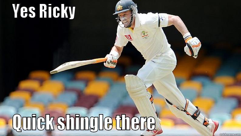 YES RICKY                                                       QUICK SHINGLE THERE                        Misc