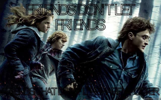 FRIENDS DON'T LET FRIENDS HAVE FRIENDS THAT DON'T LIKE HARRY POTTER Misc