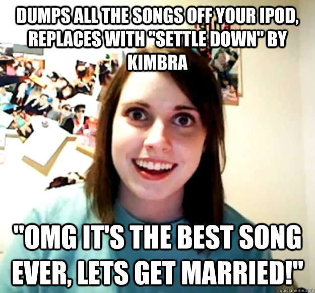 Dumps all the songs off your ipod, replaces with 