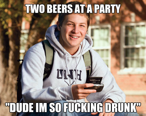 Two Beers at a party 