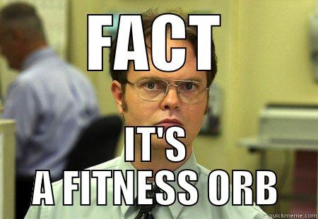 FACT IT'S A FITNESS ORB Dwight