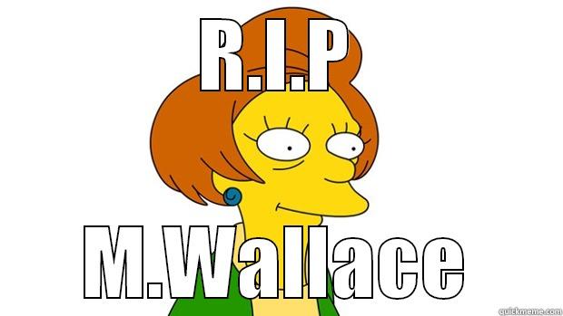 R.I.P M.WALLACE Misc