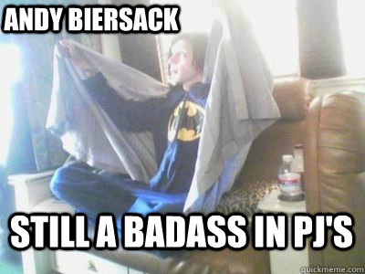 still a badass in pj's andy biersack  andy biersack meme