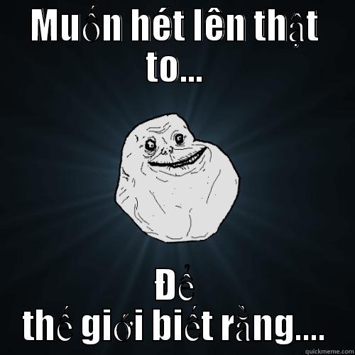 MUỐN HÉT LÊN THẬT TO... ĐỂ THẾ GIỚI BIẾT RẰNG.... Forever Alone