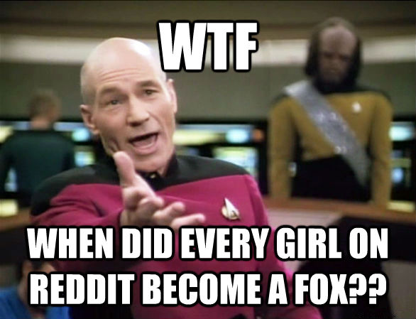 WTF WHEN DID EVERY GIRL ON REDDIT BECOME A FOX?? - WTF WHEN DID EVERY GIRL ON REDDIT BECOME A FOX??  untitled meme