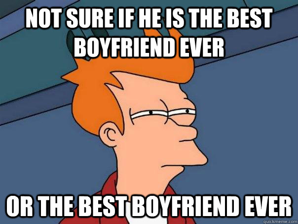 Not sure if he is the best boyfriend ever Or the Best Boyfriend ever  Futurama Fry