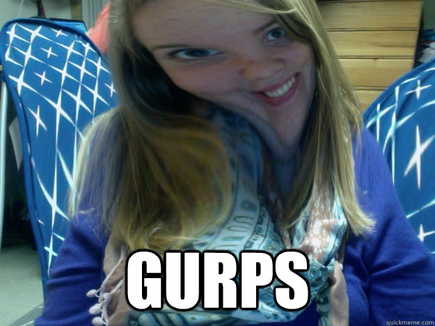  gurps -  gurps  Awkward Social Media Girl