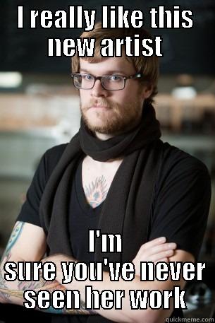 I REALLY LIKE THIS NEW ARTIST I'M SURE YOU'VE NEVER SEEN HER WORK Hipster Barista