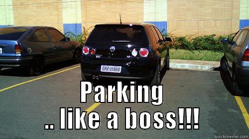 Boss parking -  PARKING .. LIKE A BOSS!!! Misc