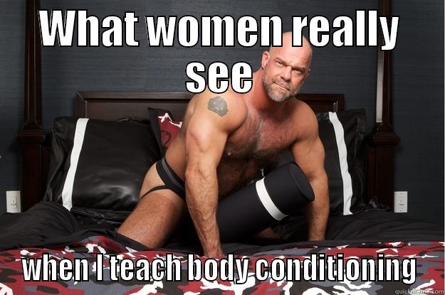 WHAT WOMEN REALLY SEE WHEN I TEACH BODY CONDITIONING Gorilla Man