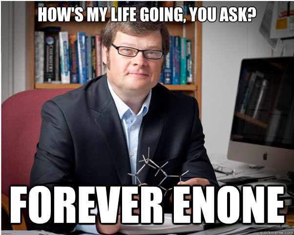 how's my life going, you ask? forever enone - how's my life going, you ask? forever enone  Sinister Chemistry Professor