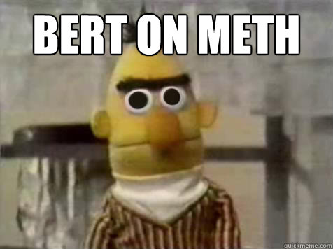 bert on meth  - bert on meth   Bert Not Amused Tech