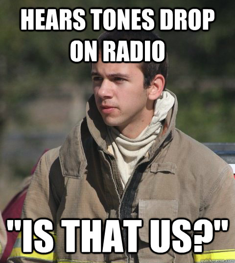 hears tones drop on radio 