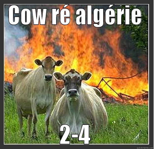 Après le match - COW RÉ ALGÉRIE 2-4 Evil cows