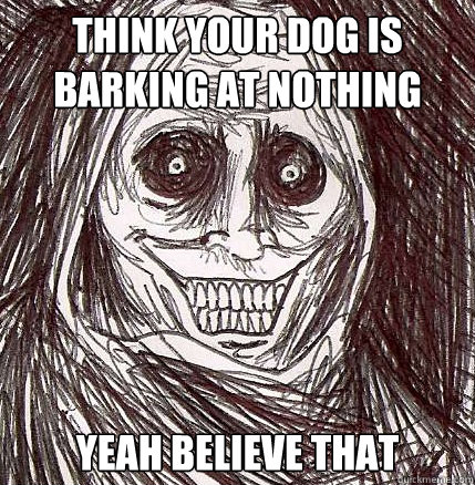 Think your dog is barking at nothing Yeah Believe that  Horrifying Houseguest
