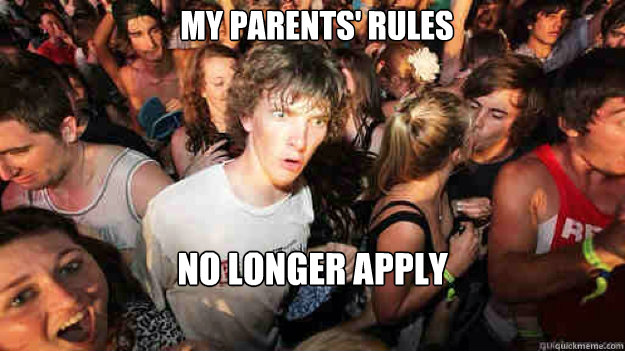My parents' rules No longer apply - My parents' rules No longer apply  Misc