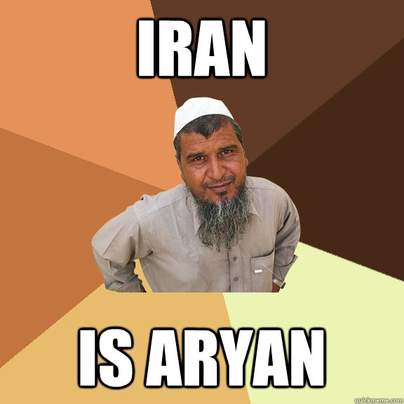 IRAN is aryan  Ordinary Muslim Man