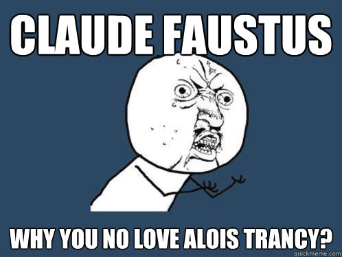Claude Faustus Why you no love Alois Trancy?  Claude And Alois