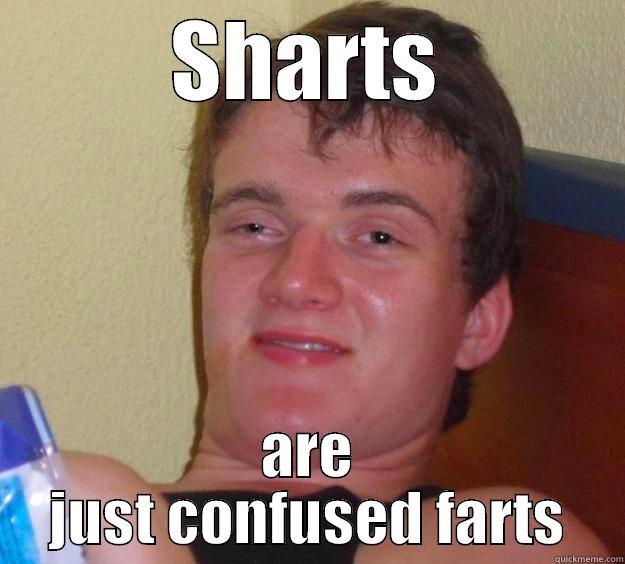 SHARTS ARE JUST CONFUSED FARTS 10 Guy