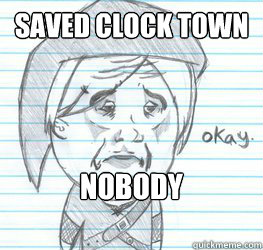 Saved Clock Town Nobody remembers me  Okay Link