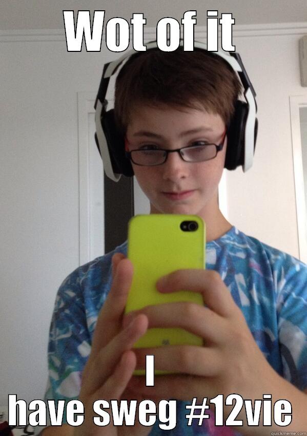 WOT OF IT I HAVE SWEG #12VIE Misc