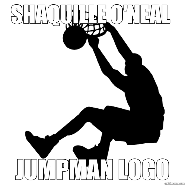 SHAQUILLE O'NEAL  JUMPMAN LOGO  Shaq logo 