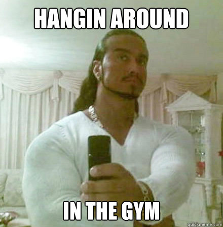 Hangin around in the gym  Guido Jesus