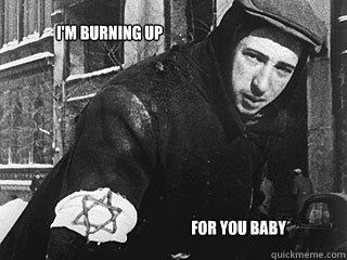 I'm burning up  For you baby - I'm burning up  For you baby  Offensive