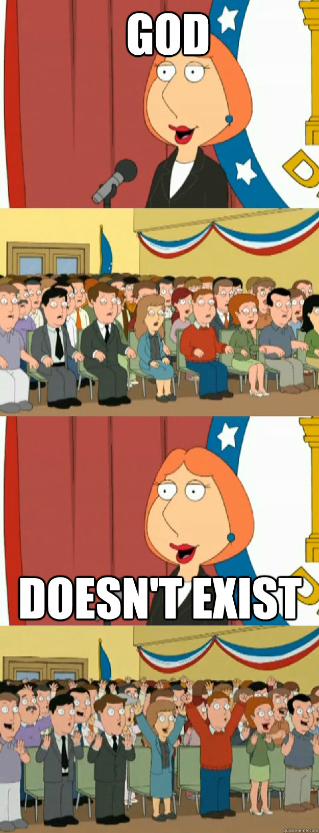 god doesn't exist  Lois Griffin
