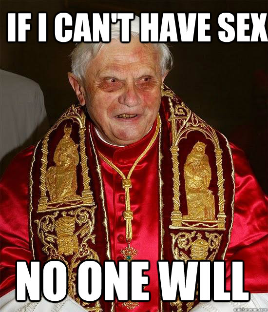 If I can't have sex no one will  - If I can't have sex no one will   Hannibal popeter